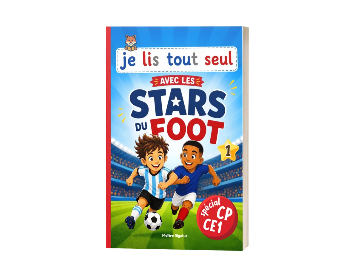 Je lis tout seul avec les Stars du Foot, tome 1